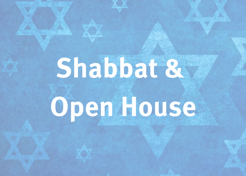 Shabbat Service & Open House: 9.20.24